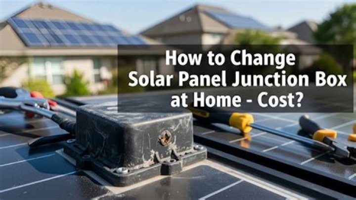 How To Repair Solar Panel Junction Box