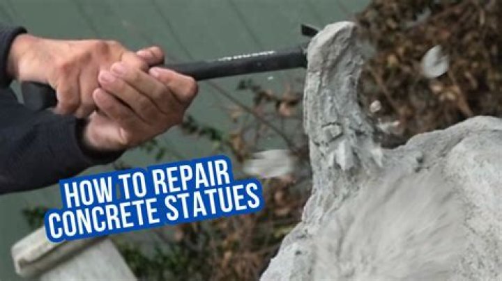 Quick Answer: How To Repair A Cement Statue